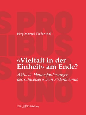 cover image of «Vielfalt in der Einheit» am Ende?